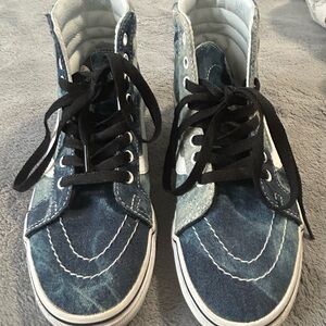 ❤️ Vans Denim Acid Wash High Top